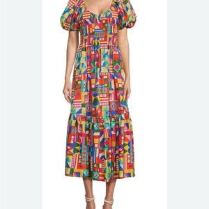 Antonio Melani Arabella Gorgeous colorful dress size S (runs big)
